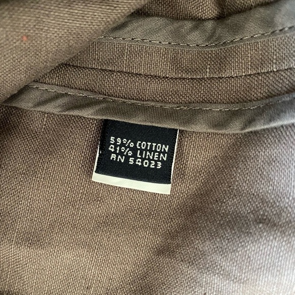 Banana Republic Brown Button Down Jacket Size 8 Petite - Picture 7 of 7